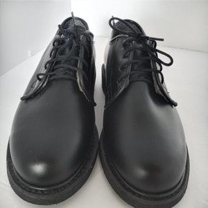 Bates Oxford Black Shoes Lace Up Sz5.5 Womens